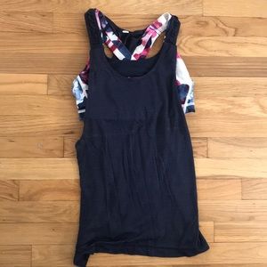 Lululemon silverescent racerback with bra pockets